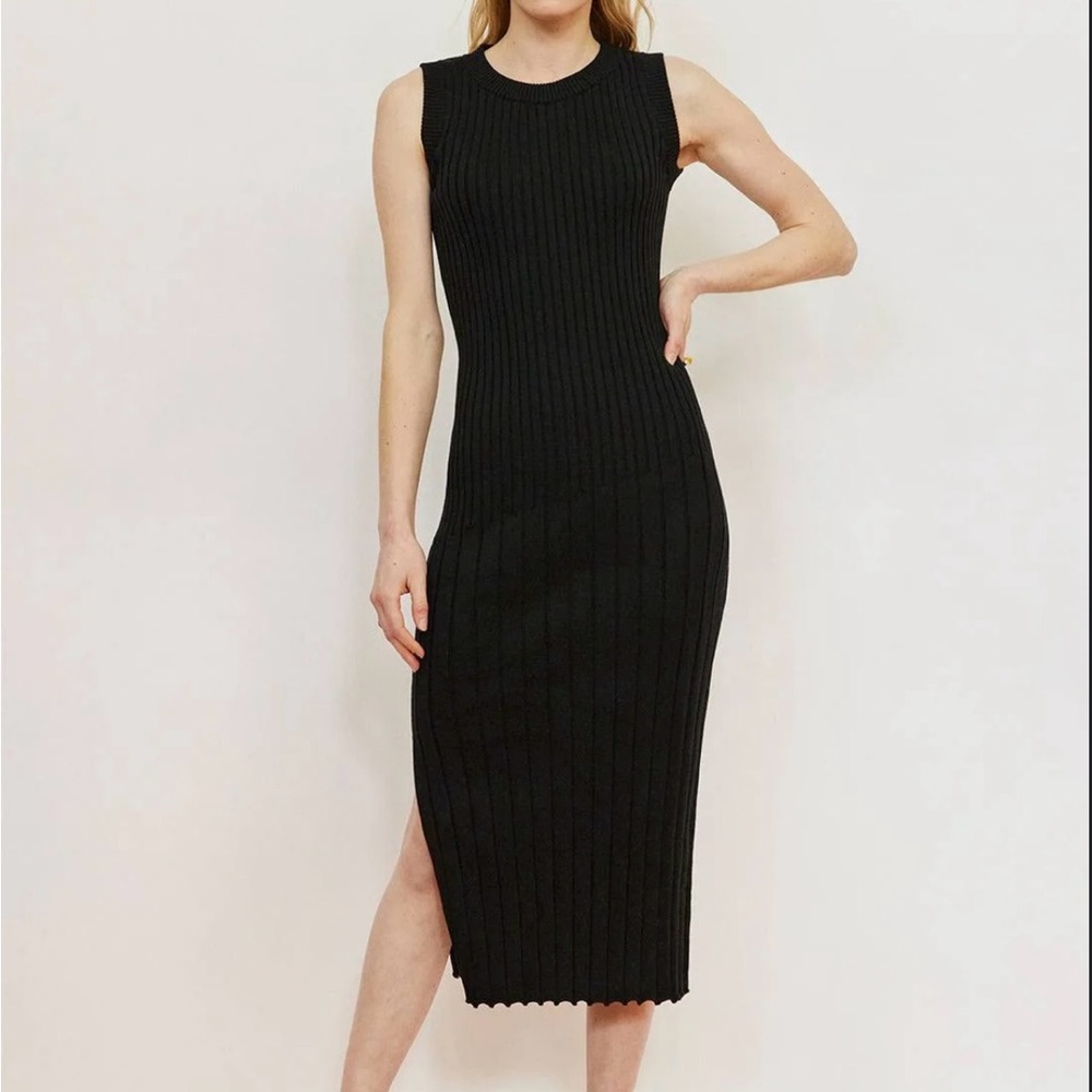 The Knotty Ones - Upe Knitted Dress, Black, Medium